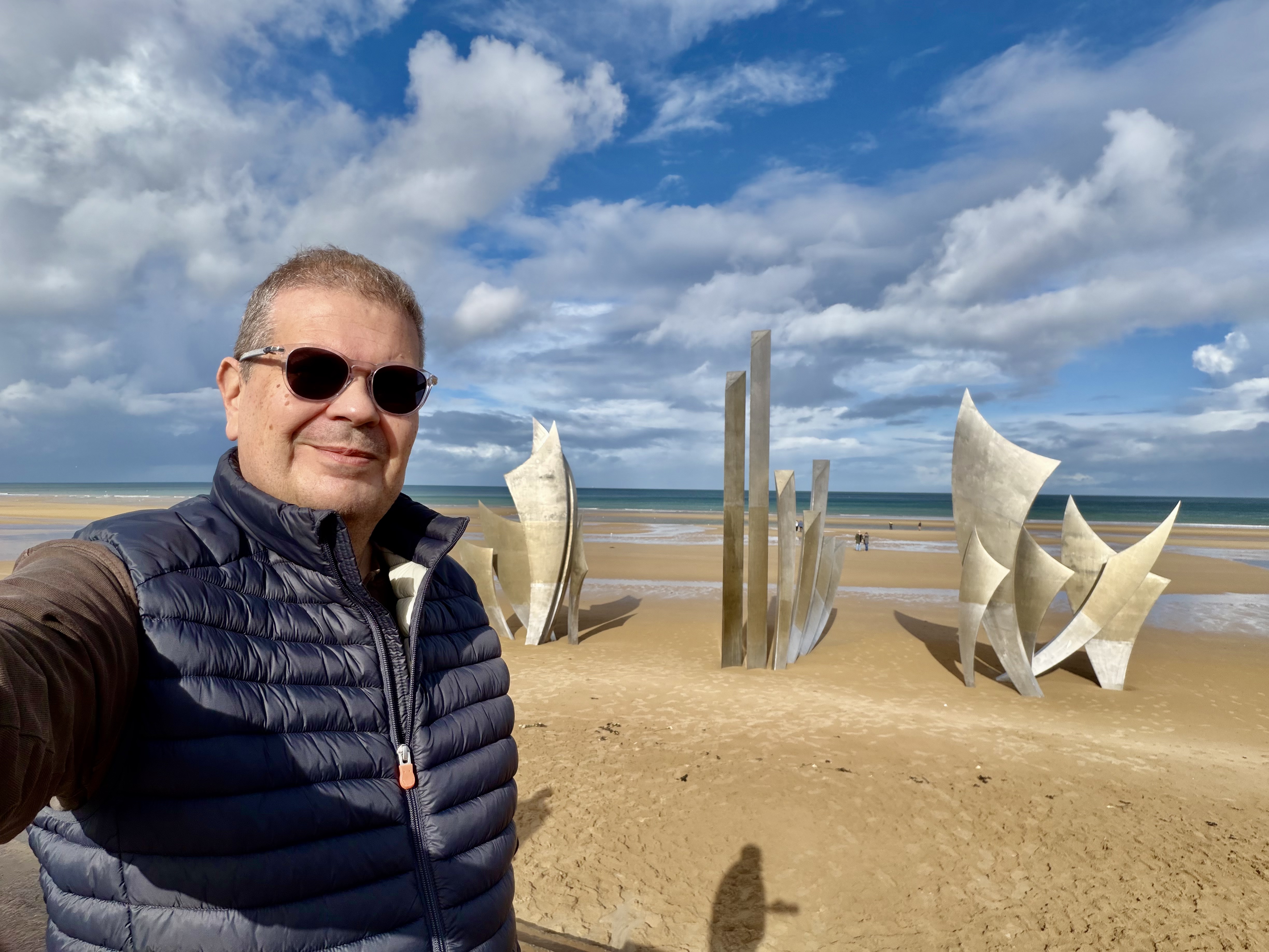 Luis en Omaha Beach